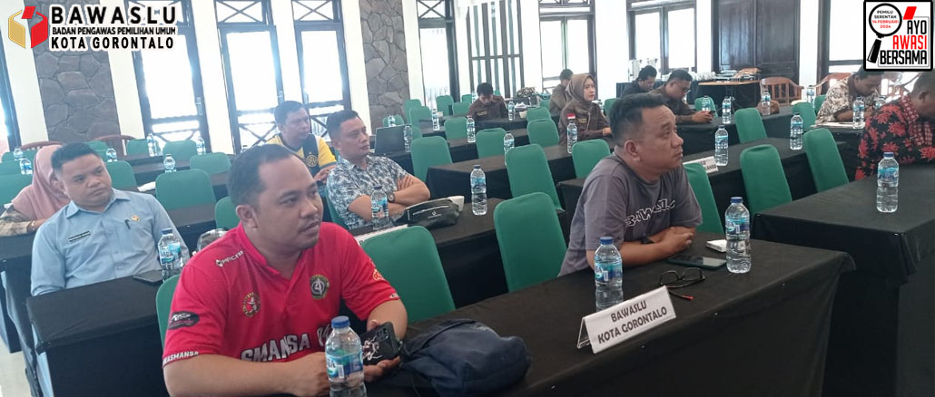 Efektif Terapkan Pengelolaan Administrasi, Bawaslu Kota Gorontalo Ikuti Pembinaan Pengelolaan Keuangan