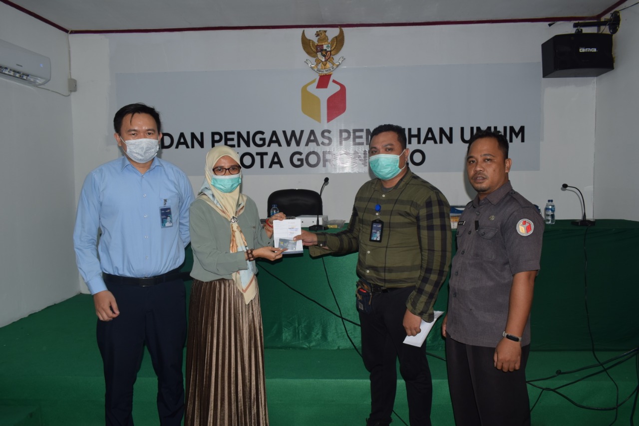 Jalin Kerjasama dengan pihak Bank Mandiri, Lismawy Ibrahim: Bawaslu Kota Gorontalo WAJIB di Prioritaskan dalam pengajuan Keuangan dan lain-lain