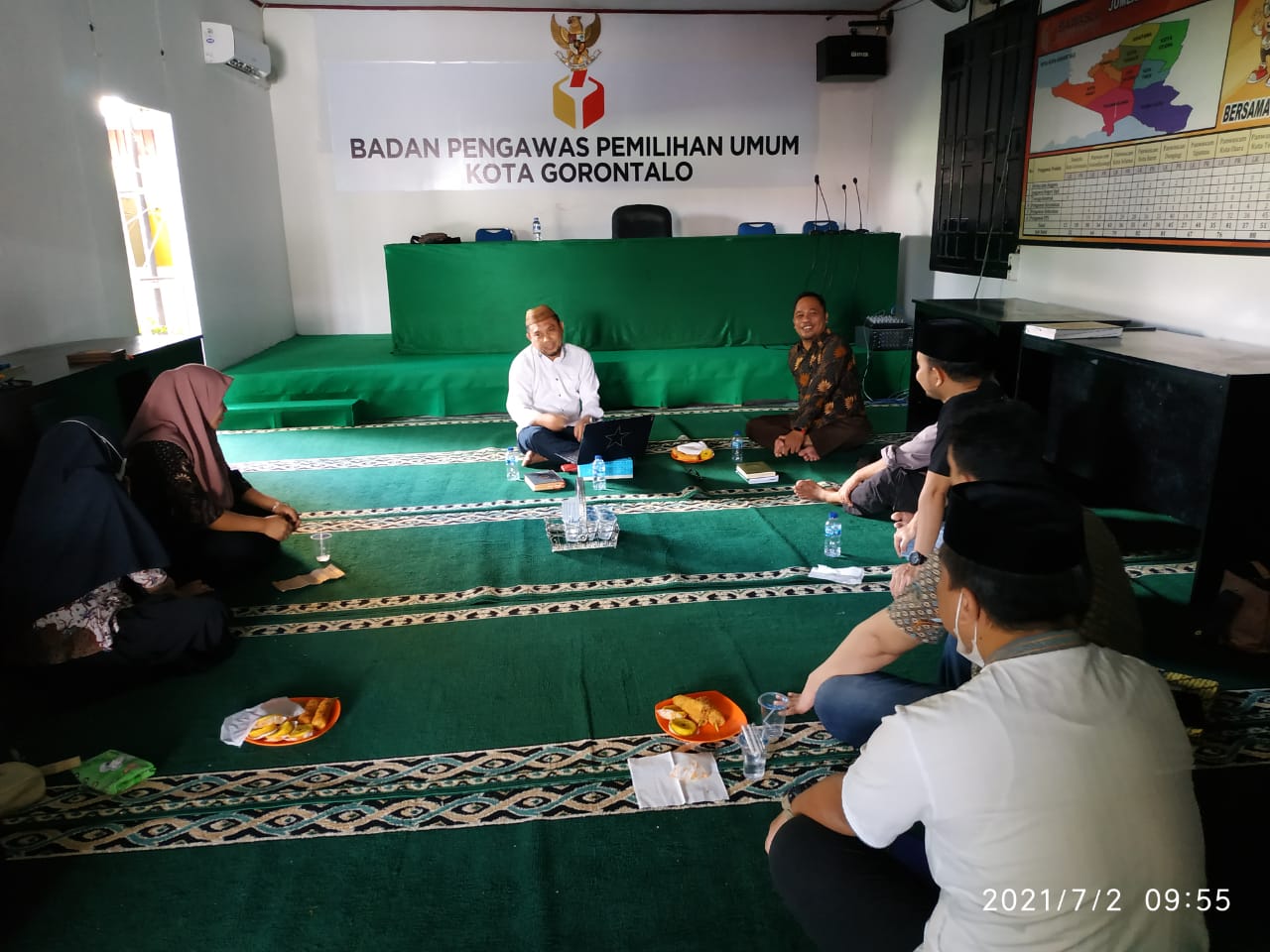 KAJIAN DHUHA SERTA PROGRAM BELAJAR MENGAJI MULAI DI RUTINKAN BAWASLU KOTA GOORONTALO