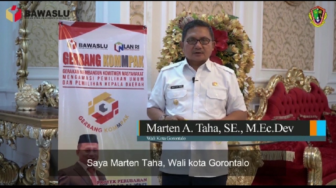 DENGAN PROGRAM “GERBANG KOMMPAK” HARAP WALIKOTA ADA INOVASI BARU DALAM PENGAWASAN BAWASLU