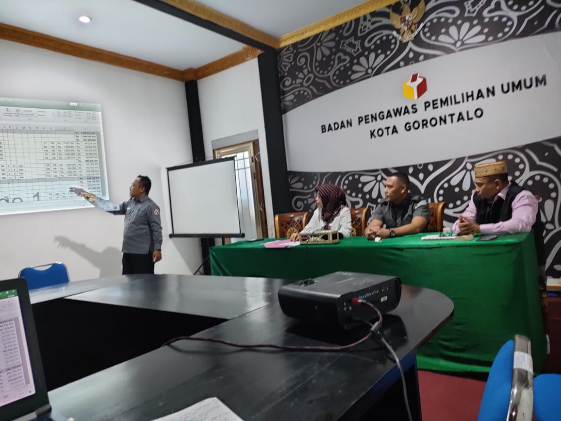BAWASLU KOTA GORONTALO SUSUN RANCANGAN PENDANAAN HIBAH PILKADA 2024