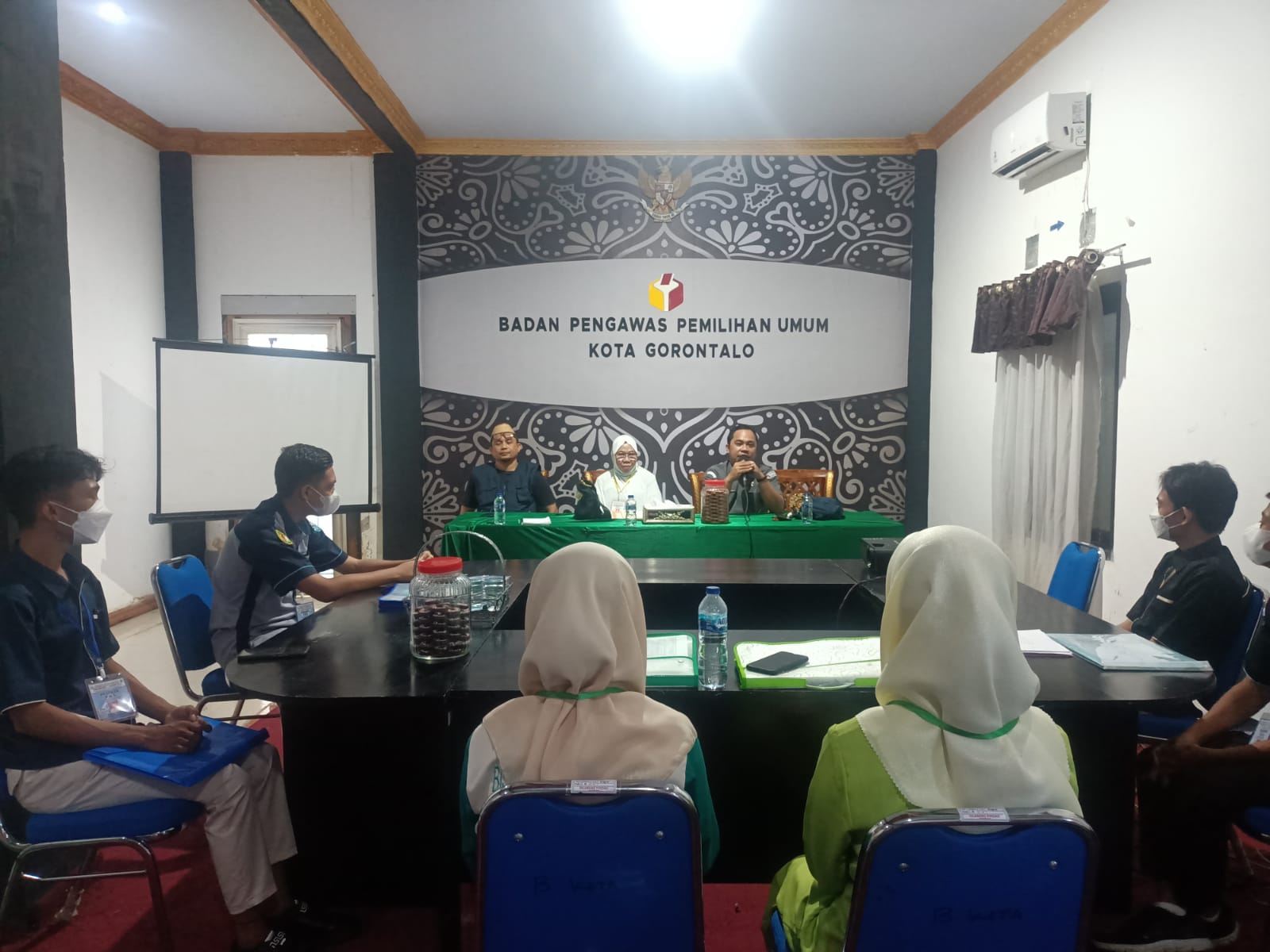 Bawaslu Kota Gorontalo Terima Siswa PKL SMK 1 Gorontalo