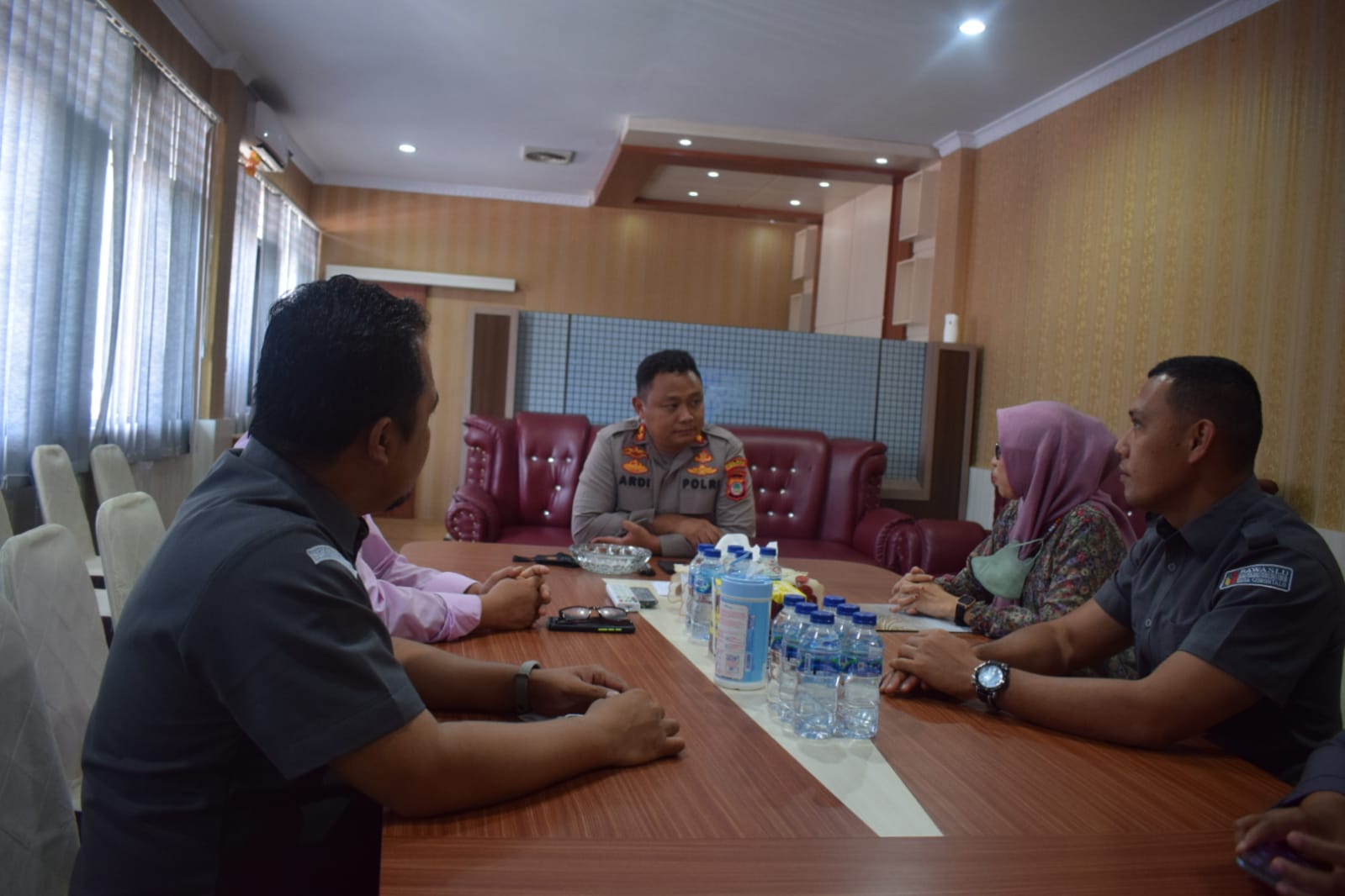 Selain Kejaksaan, Bawaslu Kota Gorontalo Juga Sambangi Kapolres Gorontalo Kota