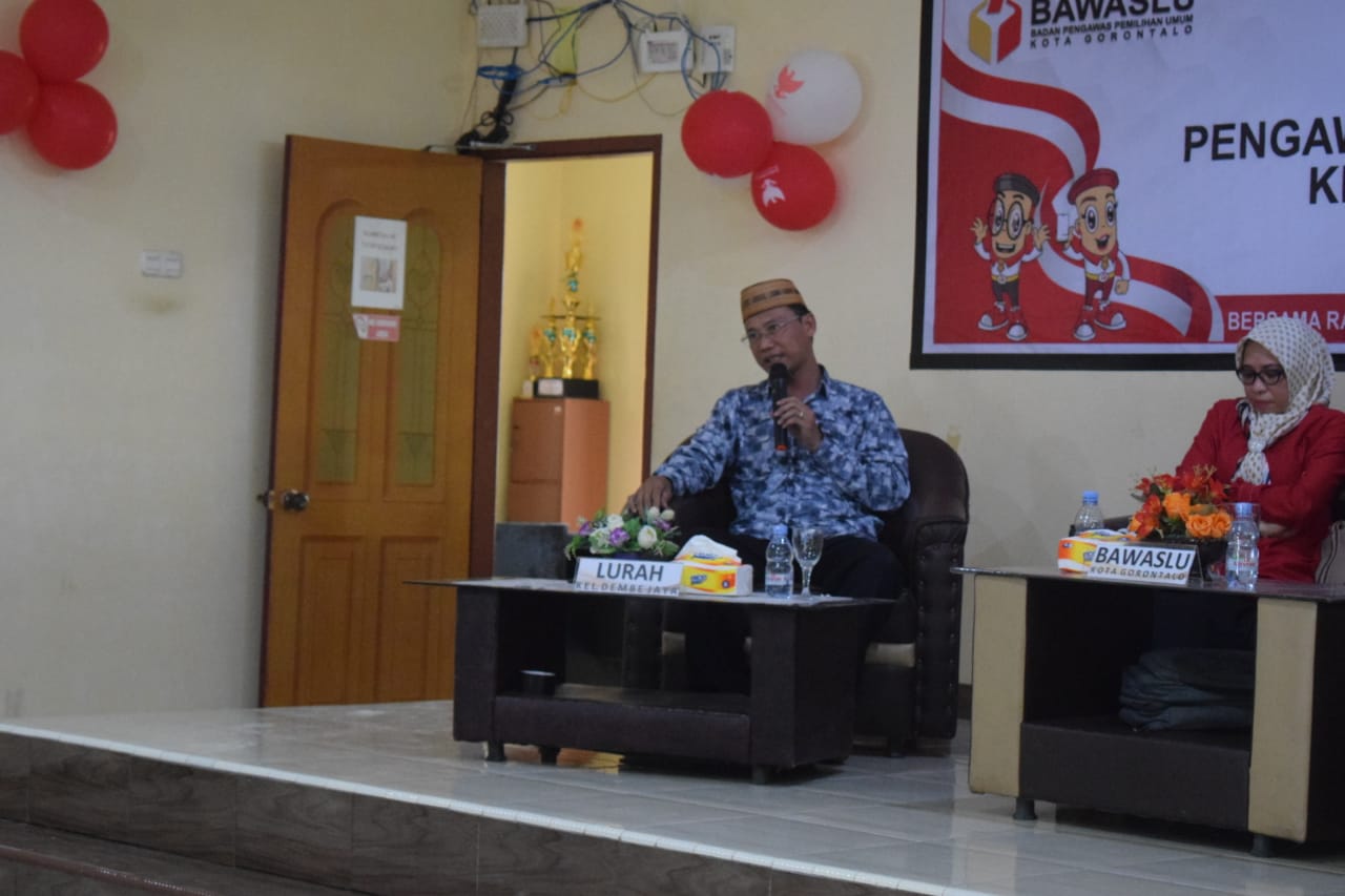 Lurah Dembe Jaya Apresiasi Kegiatan Sosialisasi Bawaslu Kota Gorontalo