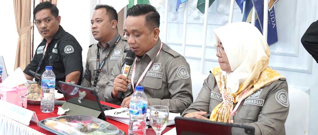 Pastikan Pleno Sesuai Ketentuan, Bawaslu Awasi Ketat Rekapitulasi Perolehan Suara Tingkat Kota Gorontalo