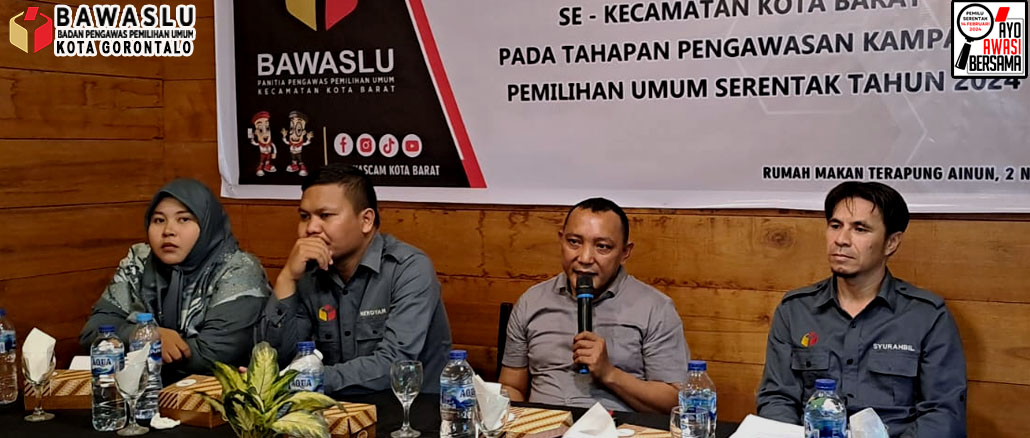 Menjelang Kampanye Pemilu, Erman Berikan Penguatan Pencegahan Kepada Pengawas ad hoc