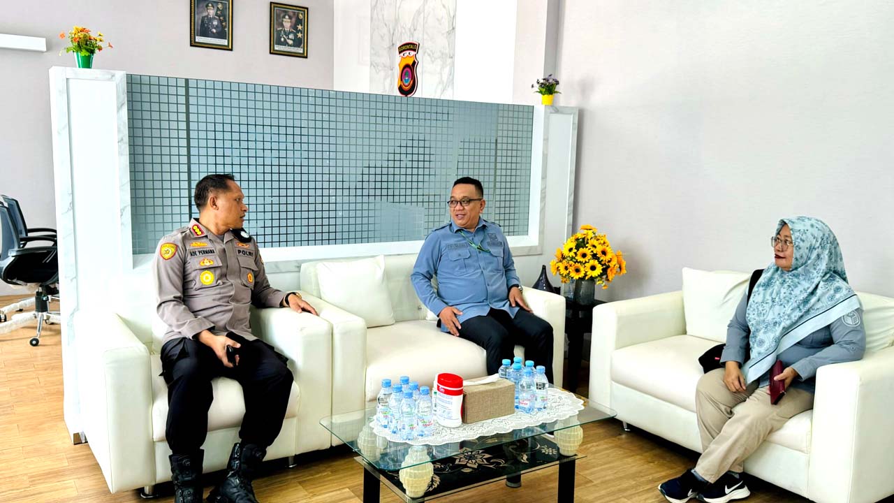 Koordinasi dengan Kapolresta Gorontalo Kota, Ini yang Bahas
