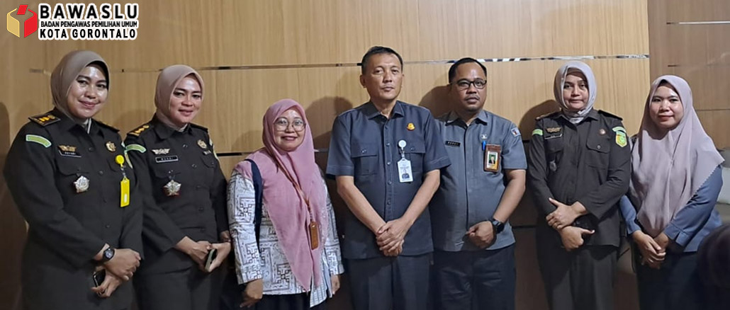 Bahas Potensi Kerawanan Pemilu, Bawaslu Lakukan Koordinasi ke Kejaksaan Negeri Kota Gorontalo