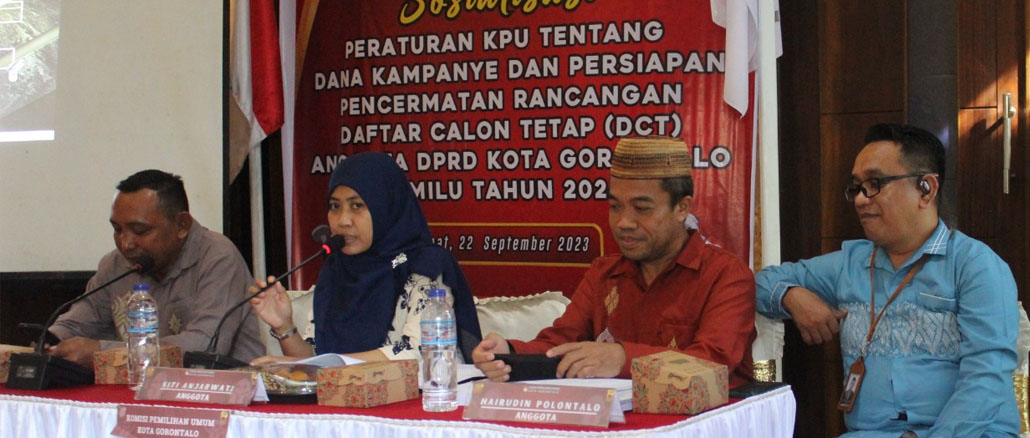 Bawaslu Hadiri Sosialisasi Peraturan Dana Kampanye  dan Persiapan Pencermatan DCT