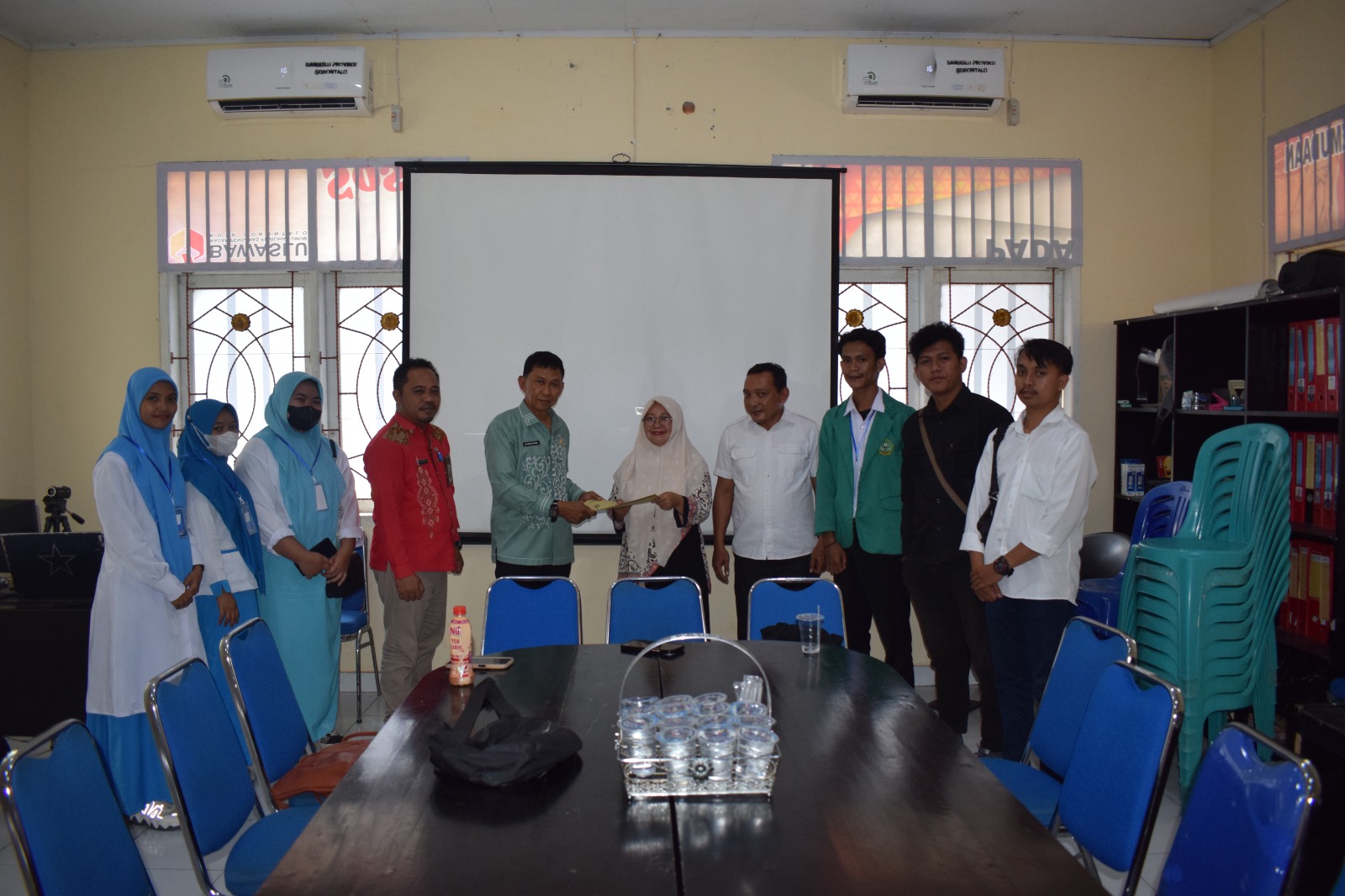 Bawaslu Kota Gorontalo Terima Enam Mahasiswa Magang IAIN Sultan Amai Gorontalo