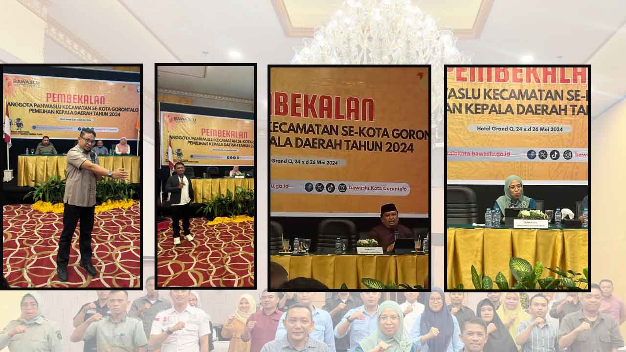 Bawaslu Provinsi Gorontalo berikan Penguatan kepada Panwas Kecamatan se-Kota Gorontalo