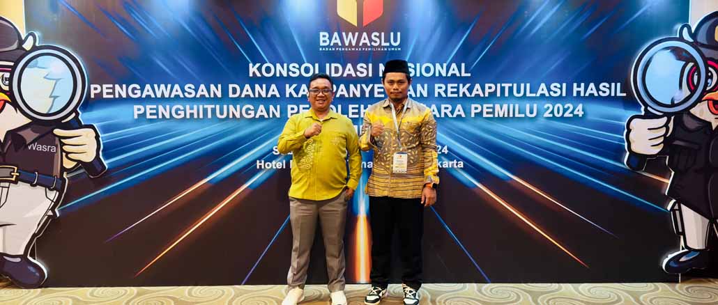 Bawaslu Kota Gorontalo Hadiri Konsolnas Pengawasan Rekapitulasi Hasil Pungut Hitung dan Dana Kampanye