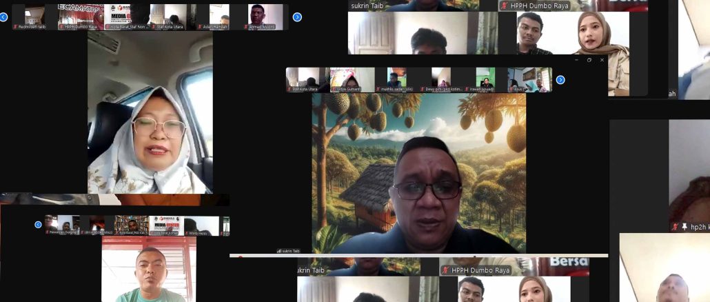 Bawaslu Kota Gorontalo gelar rapat koordinasi melalui dalam jaringan (Daring) Bersama Ketua dan Anggota Panwas kecamatan, Koordinator sekretariat Panwas Kecamatan, staf Sekretariat Panwas Kecamatan serta panwaslu kelurahan se-Kota Gorontalo pada Rabu (31/7)