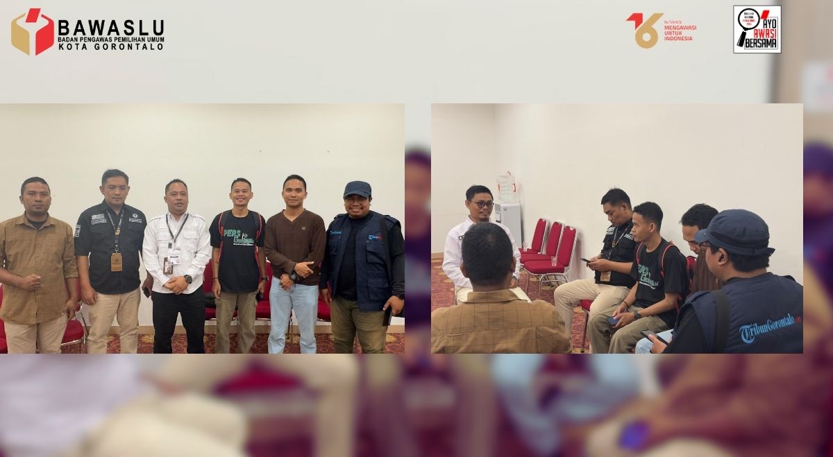 Diskusi Media Bawaslu Kota Gorontalo
