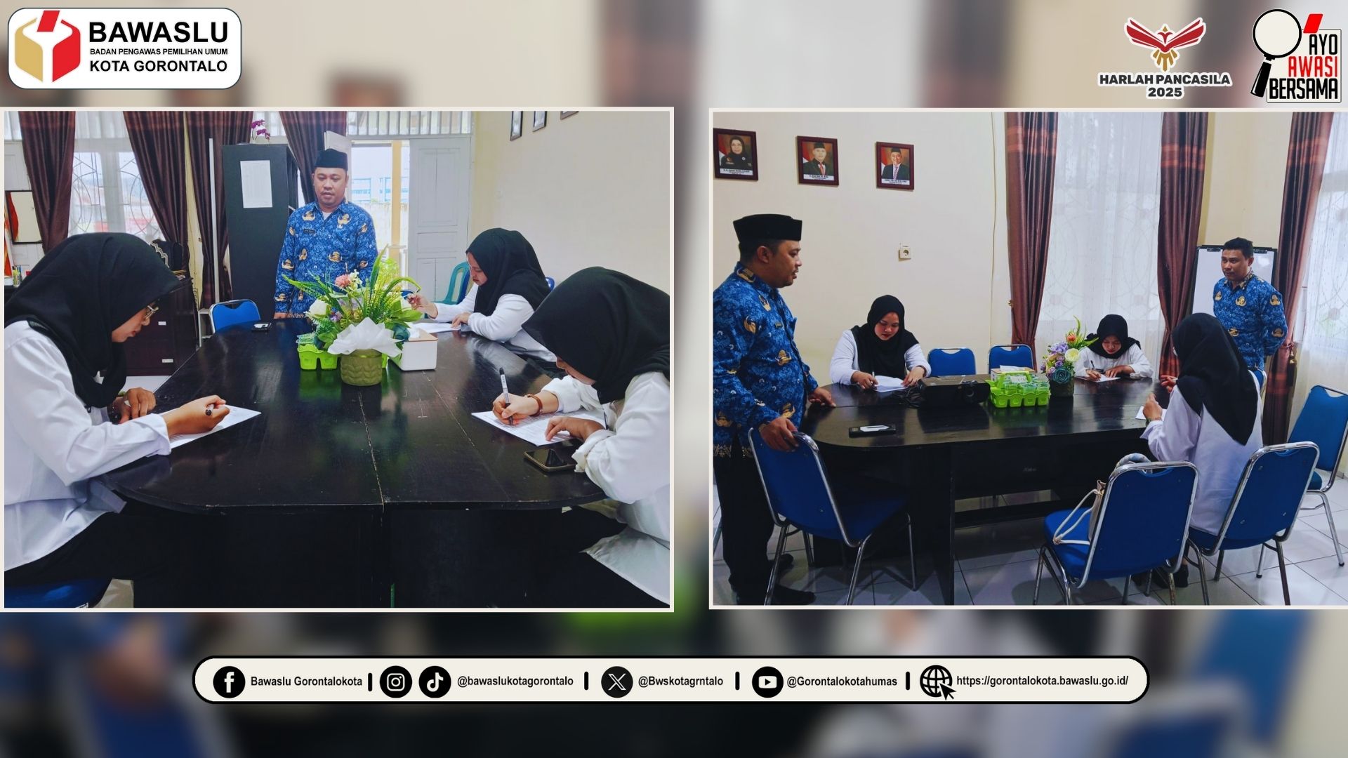 Ujian Pre Test CPNS Bawaslu Kota Gorontalo