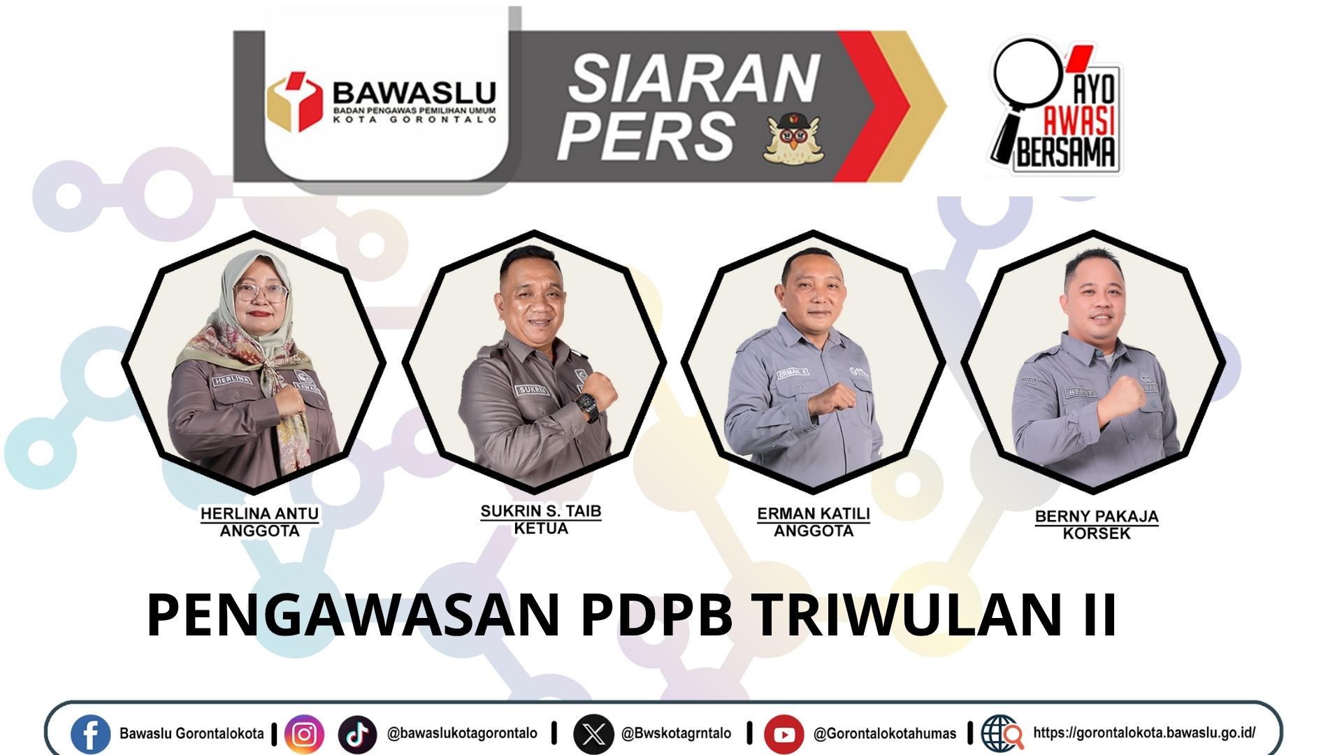 PRES RELEASE PENGAWASAN PDPB