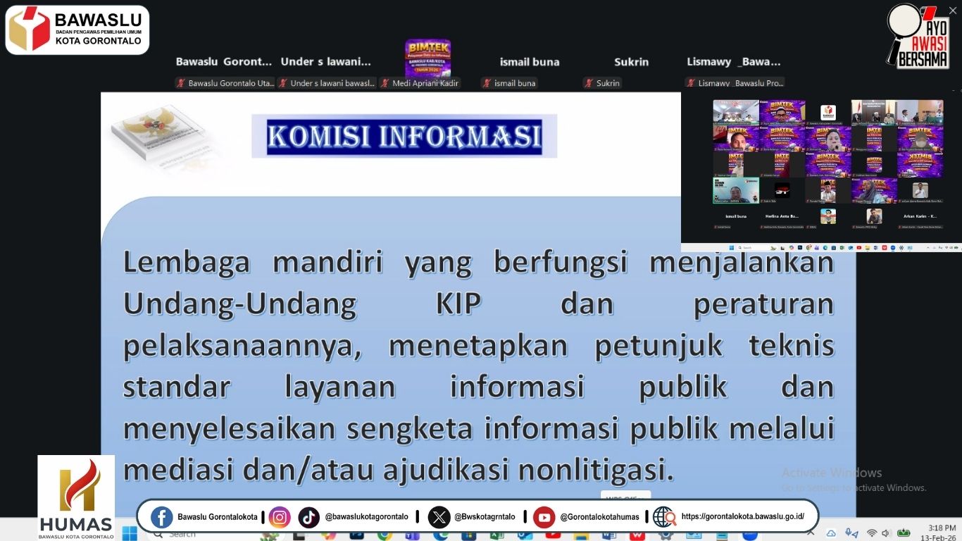 bawaslu kota gorontalo