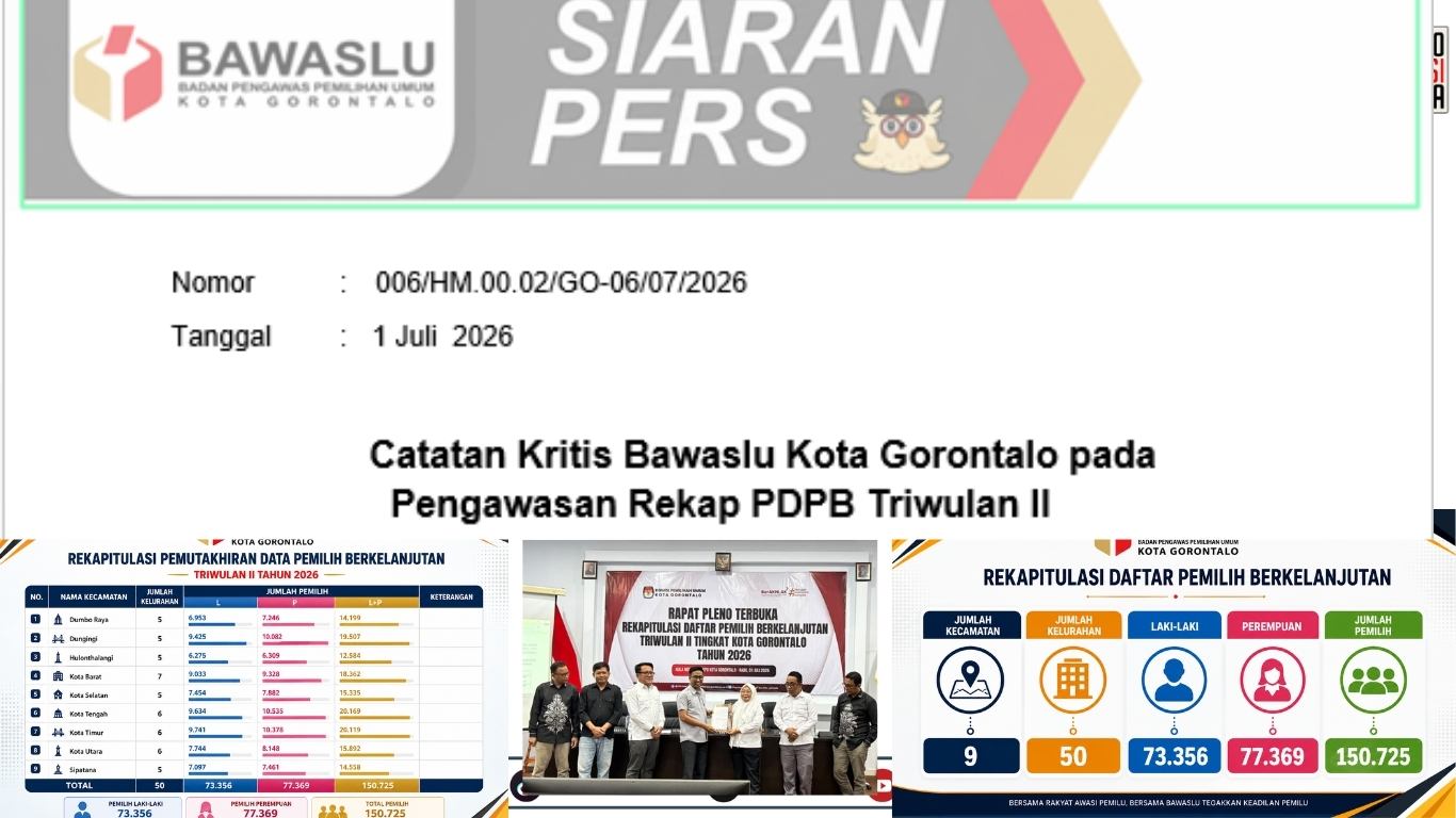 siaran pers Pengawasan PDPB