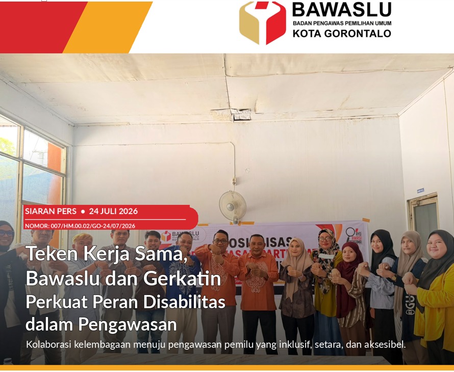 Siaran Pers Pengawasan partisipatif
