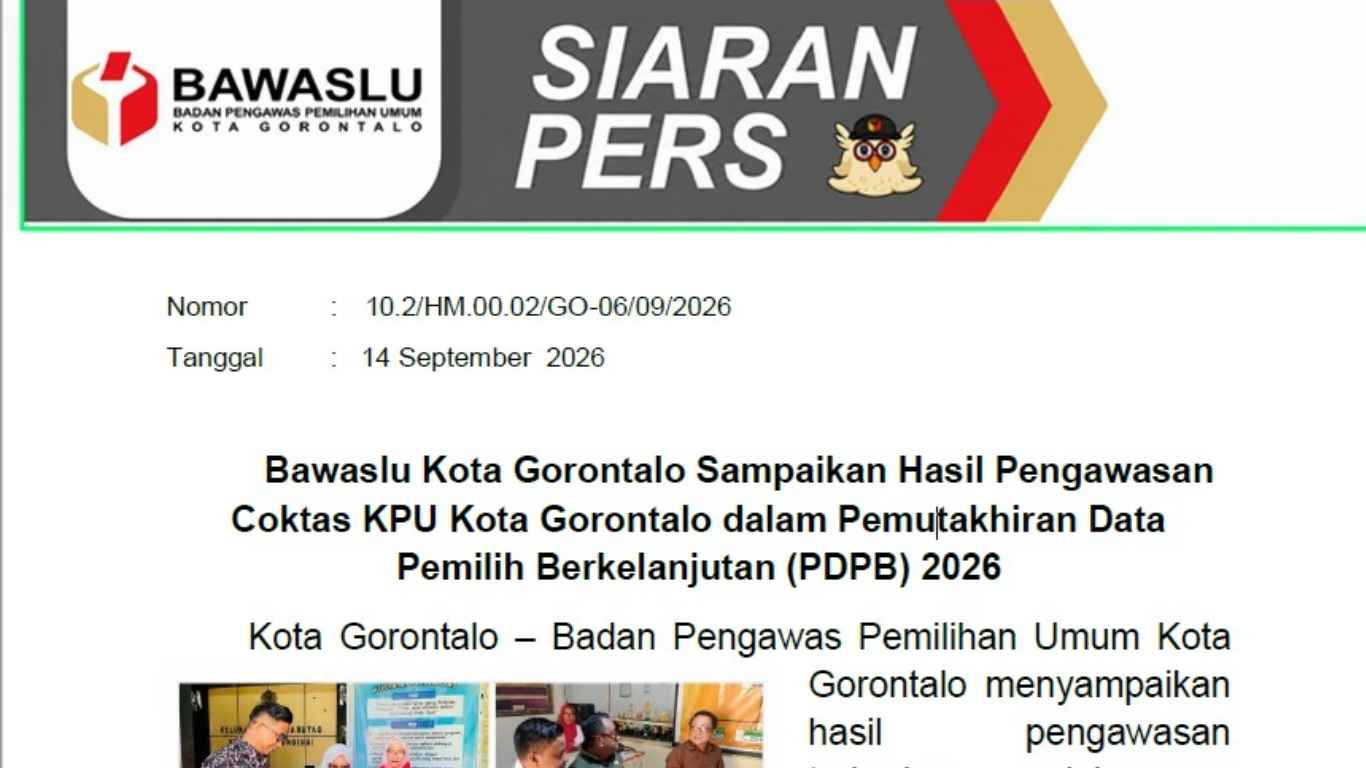 bawaslu kota gorontalo