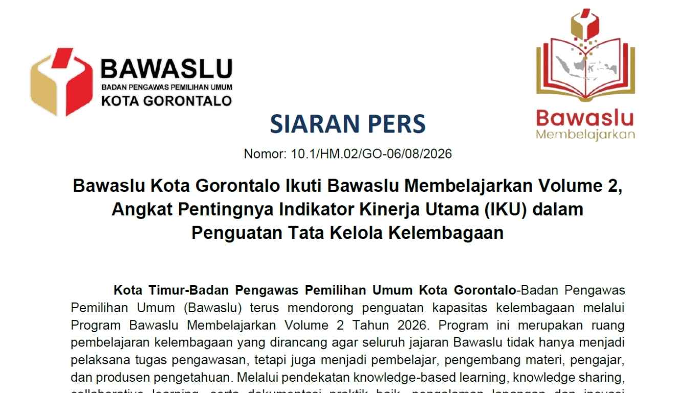 bawaslu kota gorontalo