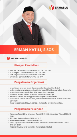 Anggota Bawaslu Kota Gorontalo