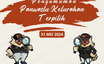 PENGUMUMAN PANWAS KELURAHAN TERPILIH SE-KOTA GORONTALO DALAM PEMILIHAN SERENTAK TAHUN 2024