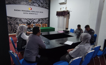 Bawaslu Kota Gorontalo Gelar Rapat Perdana Pasca Libur Lebaran Idul Fitri 1443 H