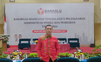 ALVIAN IKUTI RAKORNAS SINERGITAS TINDAK LANJUT PENANGANAN PELANGGARAN ADMINISTRASI PEMILU/PEMILIHAN
