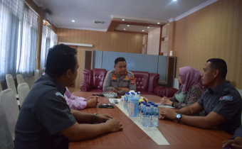 Selain Kejaksaan, Bawaslu Kota Gorontalo Juga Sambangi Kapolres Gorontalo Kota