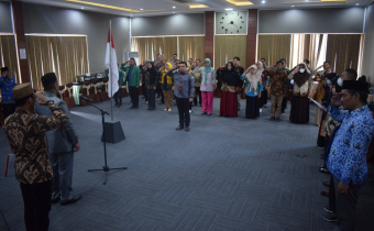 Peringatan Sumpah Pemuda, Bawaslu Kota Gorontalo Lakukan Upacara Perdana Bersama Panwaslu Kecamatan