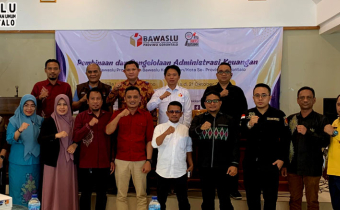Di Boalemo, Bawaslu Kota Gorontalo Ikuti Rapat Fasilitasi Pembinaan dan Penguatan Kelembagaan