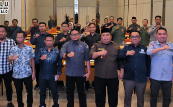 Ketua Bawaslu Kota Gorontalo Sukrin Saleh Taib Hadiri Rakor Pengawasan Logistik Pemilu 2024