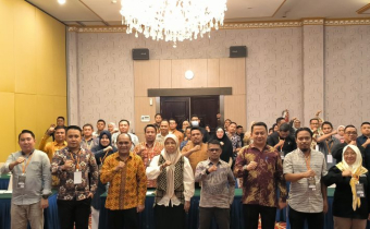Bawaslu Kota Gorontalo saat mengikuti pembukaan Pelatihan Pengawasan Tahapan Pemilihan Kepala Daerah Serentak Tahun 2024 yang dilaksanakan oleh Bawaslu Provinsi Gorontalo bertempat di Grand Q Hotel Kota Gorontalo pada Sabtu (3/8)