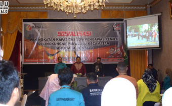 Tingkatkan Kapasitas SDM, Bawaslu Kota Gelar Sosialisasi kepada Pengawas Pemilu