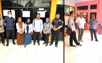 Di SMK 1. Bawaslu awasi Ujian CAT Perekrutan Badan Ad hoc PPK