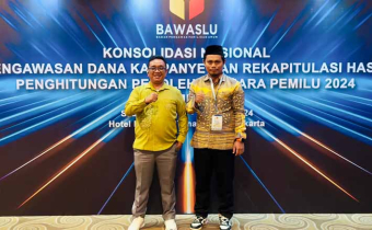 Bawaslu Kota Gorontalo Hadiri Konsolnas Pengawasan Rekapitulasi Hasil Pungut Hitung dan Dana Kampanye