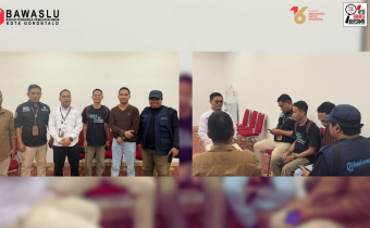 Diskusi Media Bawaslu Kota Gorontalo