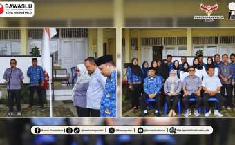 Upacara Memperingati Harlah Pancasila 2025 Bawaslu Kota Gorontalo