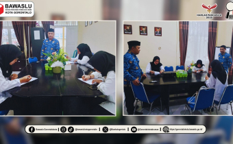 Ujian Pre Test CPNS Bawaslu Kota Gorontalo