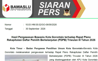 bawaslu kota gorontalo